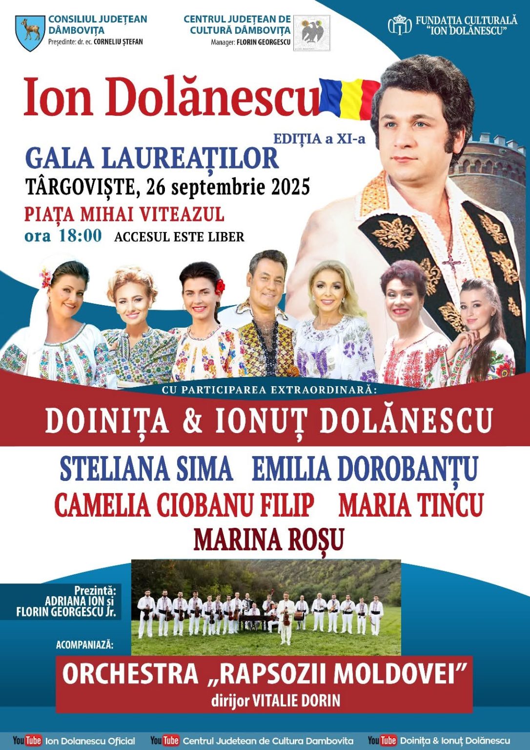 Festivalul–concurs național „Ion Dolănescu”, ediția a XI-a, la Târgoviște