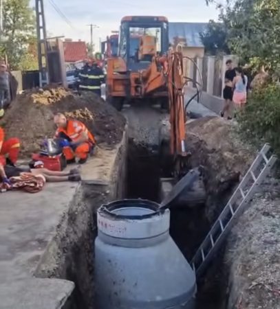 Tragedie la locul de muncă: Un tânăr de 18 ani a murit după ce a fost surprins de surparea unui șanț în Vișina, Dâmbovița