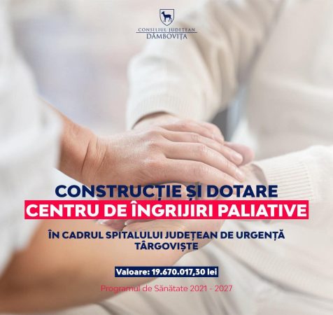 CJ Dâmbovița: Un nou centru de îngrijiri paliative va fi construit la Gura Ocniței – investiție de peste 19 milioane de lei în sistemul medical dâmbovițean