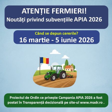 Subvențiile APIA în 2026: Ce trebuie să știe fermierii pentru Campania de Cereri de Plată 