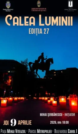 Și în acest an, târgoviștenii și dâmbovițenii sunt invitați să participe la „Calea Luminii”