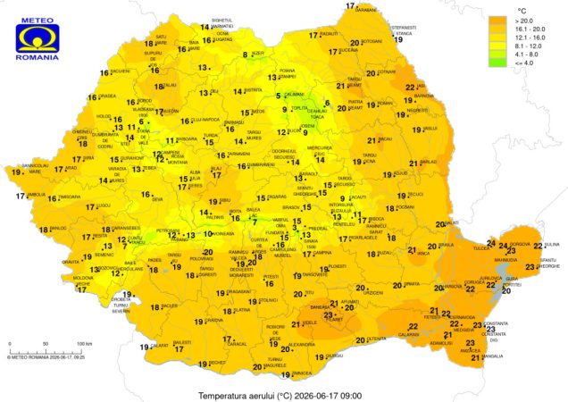 Caniculă și furtuni în următoarele zile. Vreme schimbătoare și fenomene extreme în mai multe regiuni ale țării Caniculă și furtuni în următoarele zile. Vreme schimbătoare și fenomene extreme în mai multe regiuni ale țării