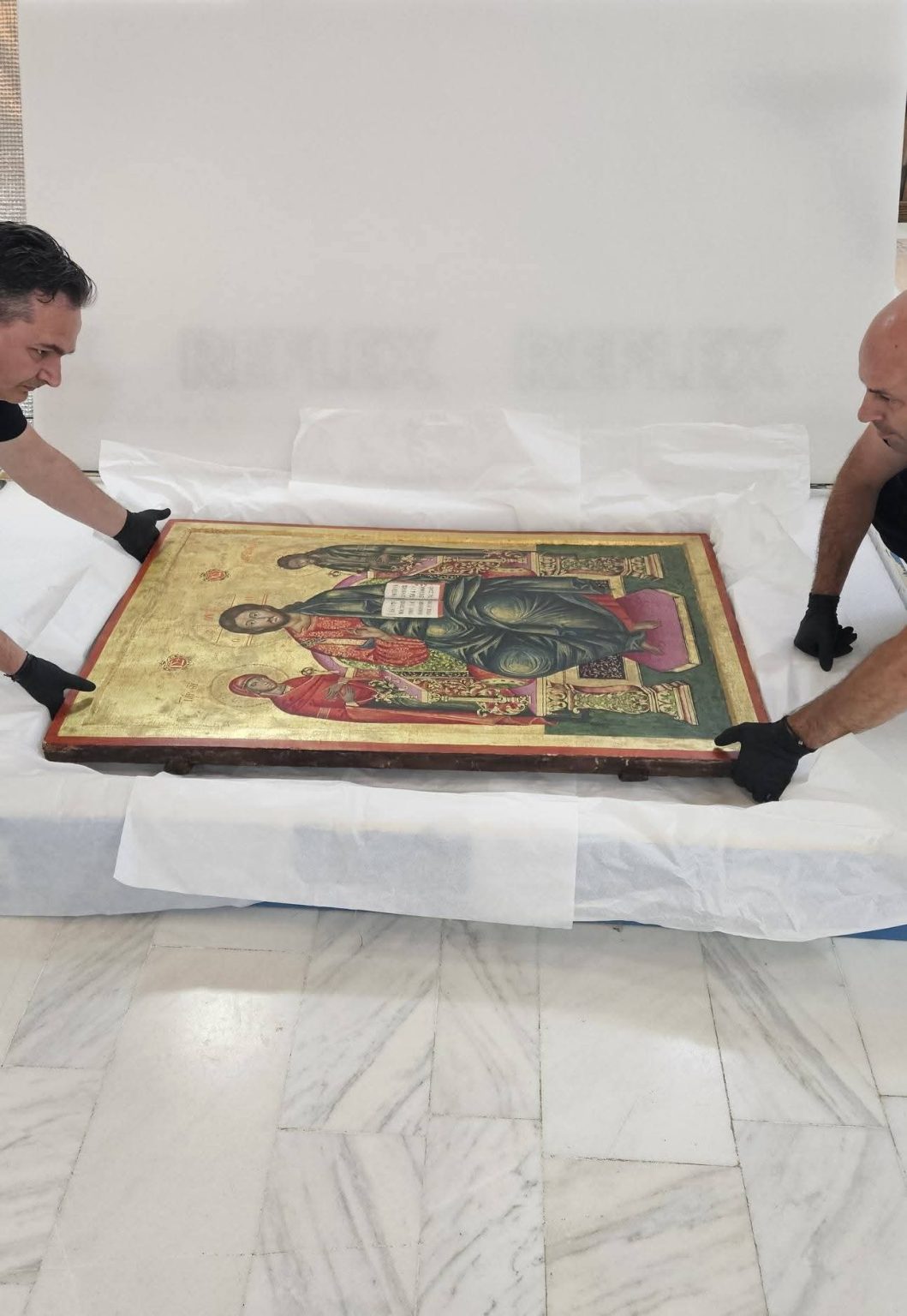 Icoana „Iisus Pantocrator” din Târgoviște, expusă în Italia într-un eveniment cultural de prestigiu Icoana „Iisus Pantocrator”