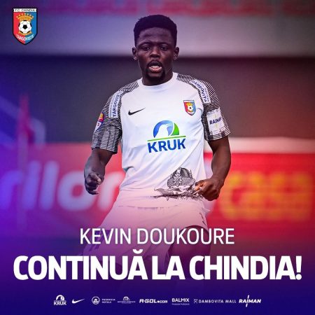OFICIAL: Kevin Doukoure și-a prelungit contractul cu Chindia Târgoviște până în 2028 OFICIAL: Kevin Doukoure și-a prelungit contractul cu Chindia Târgoviște până în 2028