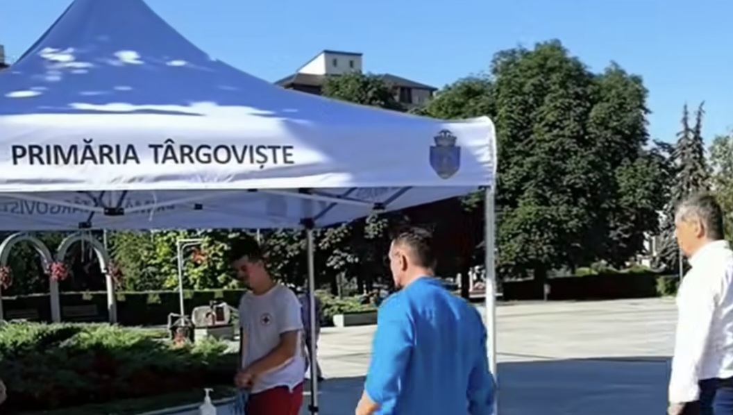  PUNCTE DE PRIM AJUTOR ACTIVE LA TÂRGOVIȘTE, ÎN PLIN COD ROȘU DE CANICULĂ