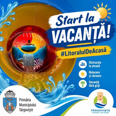 Start la vacanță la Complexul Turistic de Natație Târgoviște: distracție, răcoare și relaxare