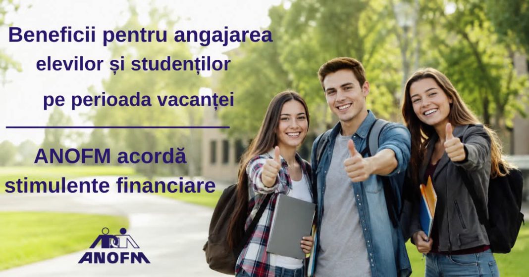 Stimulente pentru angajarea elevilor și studenților în vacanță