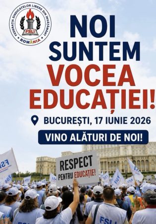 Astăzi, protest al sindicatelor din educație: miting în Piața Victoriei, marș și pichetare la Palatul Parlamentului Astăzi, protest al sindicatelor din educație: miting în Piața Victoriei, marș și pichetare la Palatul Parlamentului
