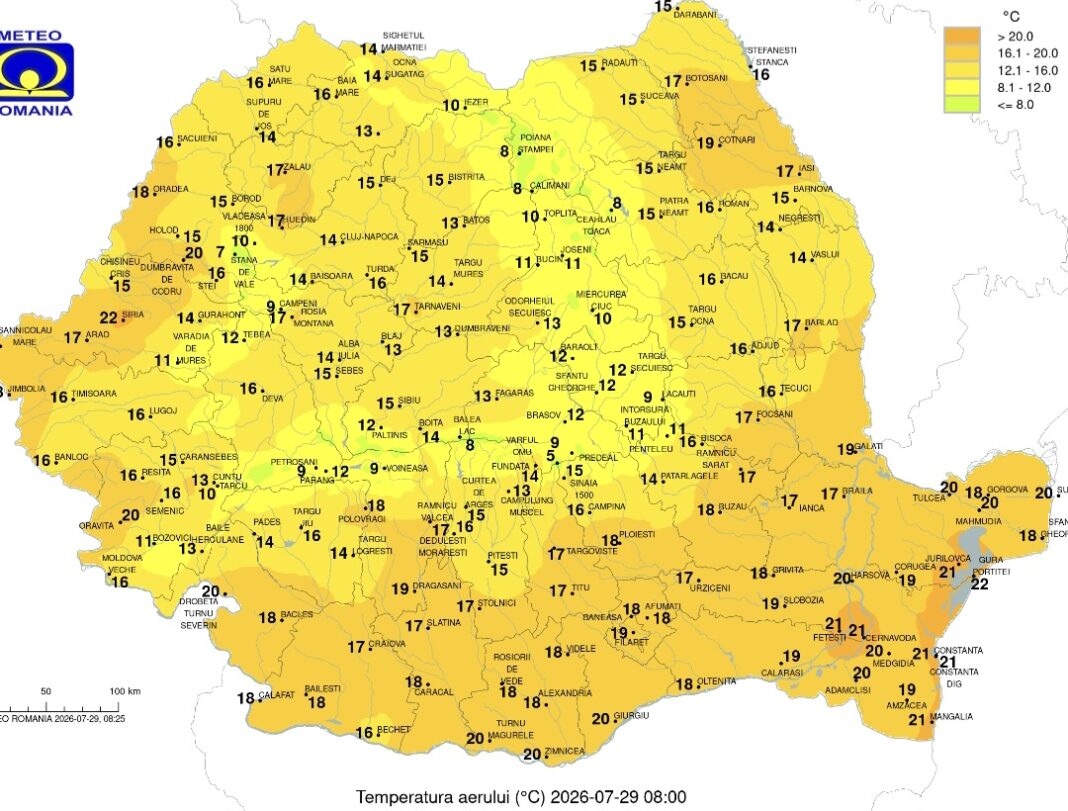 Valul de căldură se intensifică