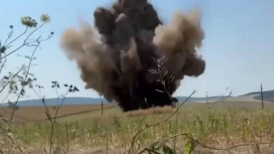 o nouă dronă a fost doborâtă
