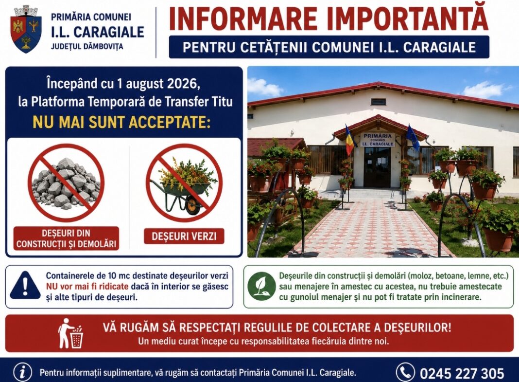 CETĂȚENII COMUNEI I.L. CARAGIALE